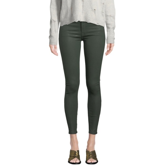 7 For All Mankind Denim - The ankle coated skinny jeans